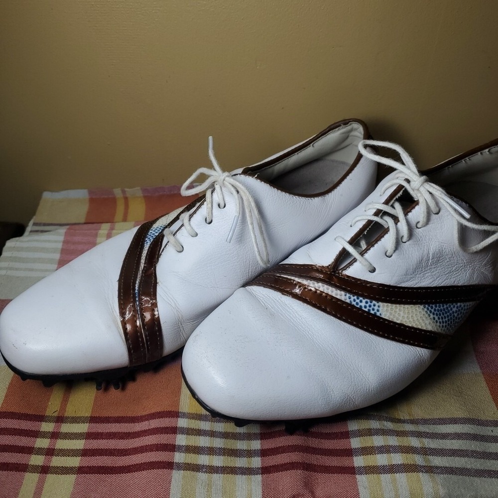 FootJoy LoPro Soft-Spike Golf Shoes Women's Size 7.5 M White - Picture 2 of 11